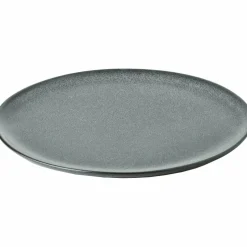 Tallrik, metallisk brun