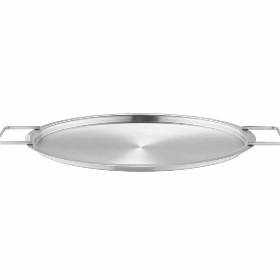 Tallrikslock 13 cm, rostfritt stål