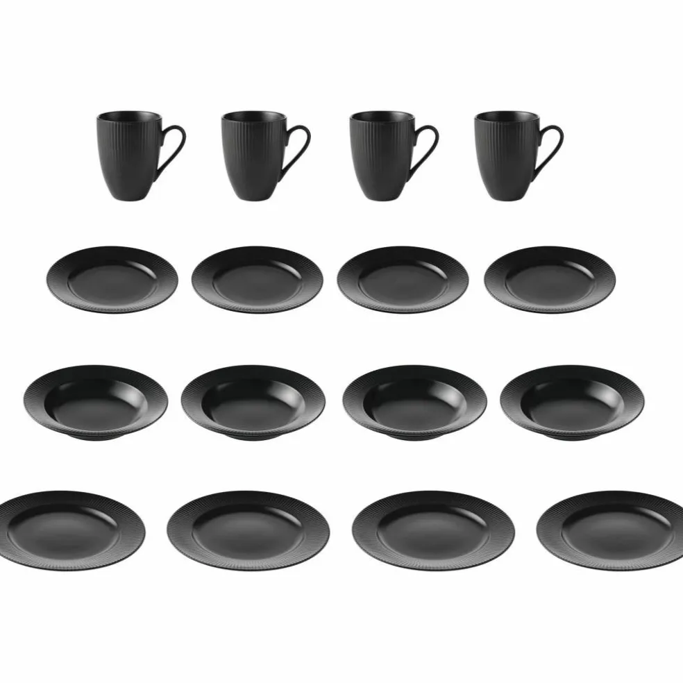 Tallriksset 16 delar vit