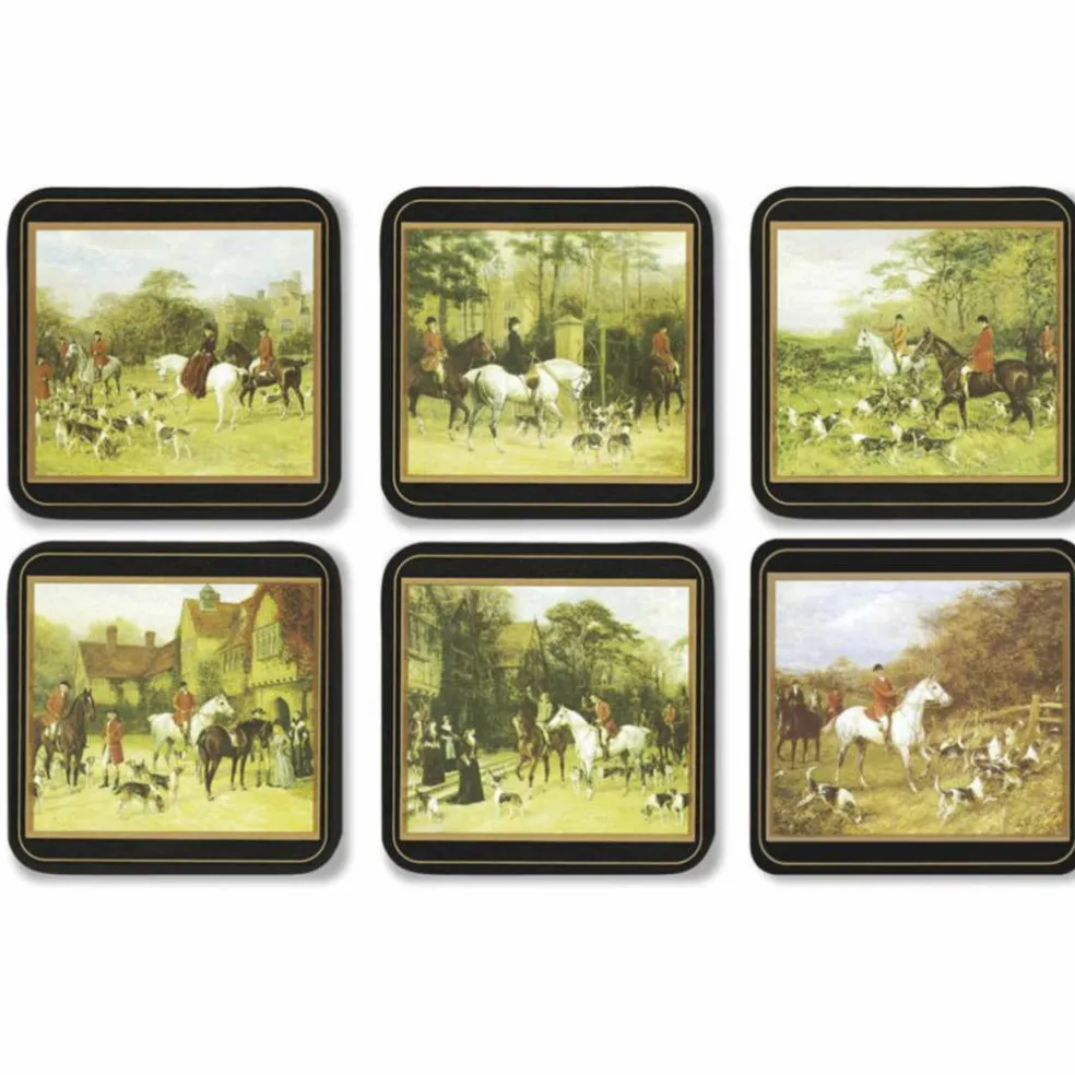 Tally Ho Glasunderlägg 6-pack