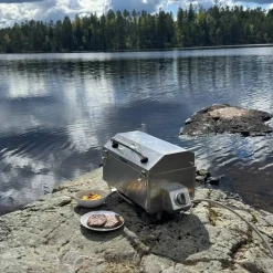 T10 bärbar gasolgrill, rostfri