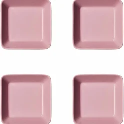 Teema fat 12 × 12 cm 4-pack, rosa