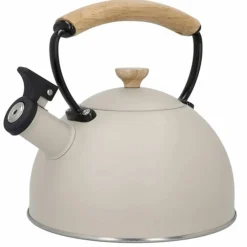 Tekanna med vissla 1,6 liter, crème