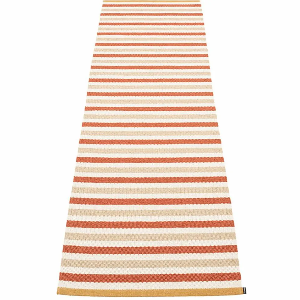 Teo matta 70 cm x 240 cm, brick/beige/vanilla