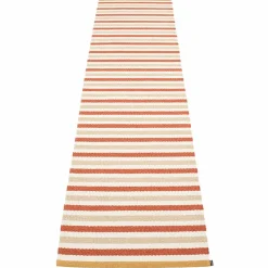 Teo matta 70 cm x 300 cm, brick/beige/vanilla