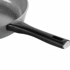 Terreno Plus traktörpanna med glaslock 28 cm, aluminium