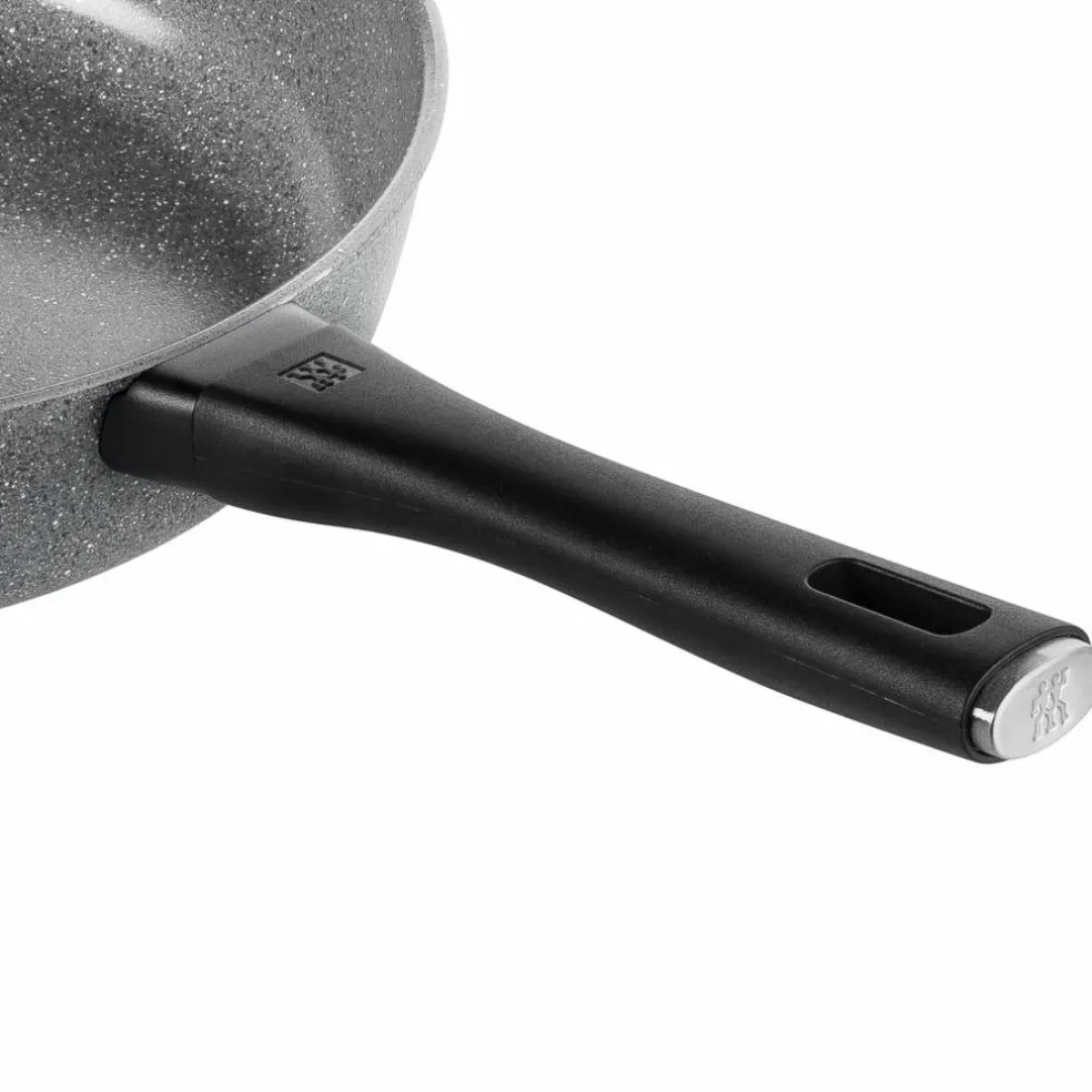 Terreno Plus traktörpanna med glaslock 28 cm, aluminium