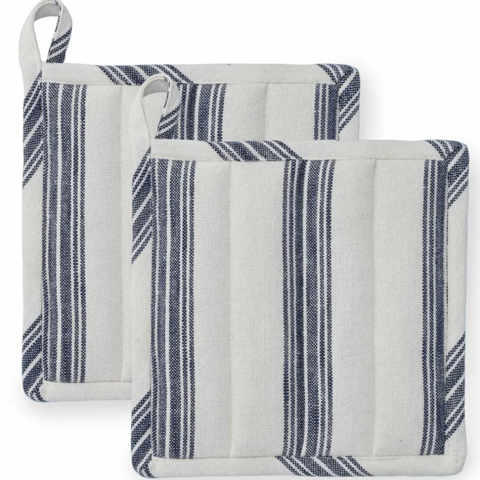 Textiles Garn grytlappar 22 x 22 cm 2-pack, terracotta