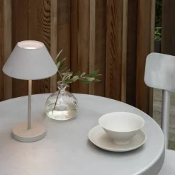 Teya Portabel bordslampa, warm grey