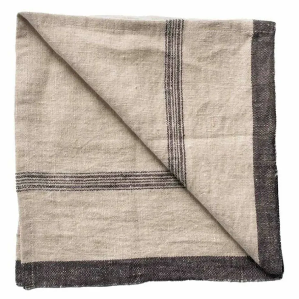 Thea servett, denim stripe