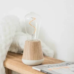 The Humble One bordslampa, black wood