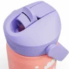 Thrive Flip Straw Kids vattenflaska 0,35 liter, Butterfly Rainbow