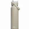 Thrive Flip Straw vattenflaska 1 liter, stone