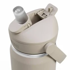 Thrive Flip Straw vattenflaska, 0,75 liter, moss