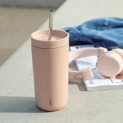 To Go Sip termomugg med sugrör 40 cl, svart