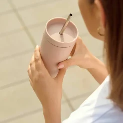 To Go Sip termomugg med sugrör 40 cl, heather