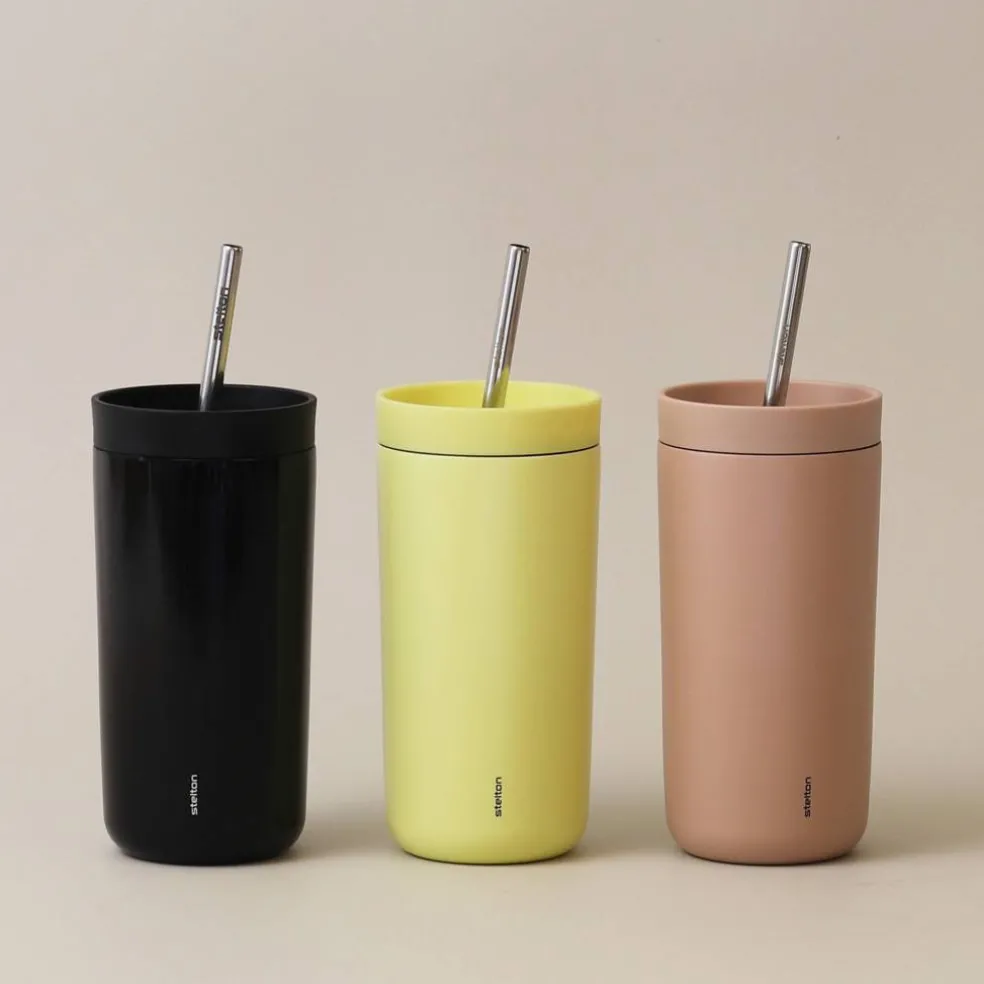 To Go Sip termomugg med sugrör 40 cl, heather