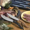 Tomahawk steakkniv-set 4 st, mörkt trä