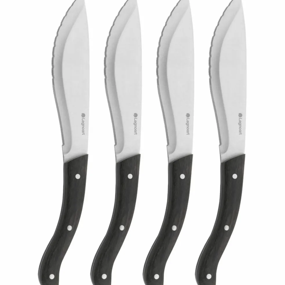 Tomahawk steakkniv-set 4 st, mörkt trä