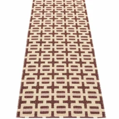 Tom matta 180 × 70 cm, burgundy/cream/rose