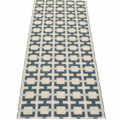 Tom matta 180 × 70 cm, ocean blue/cream/fog