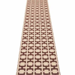 Tom matta 300 × 70 cm, ochre/cream/sage