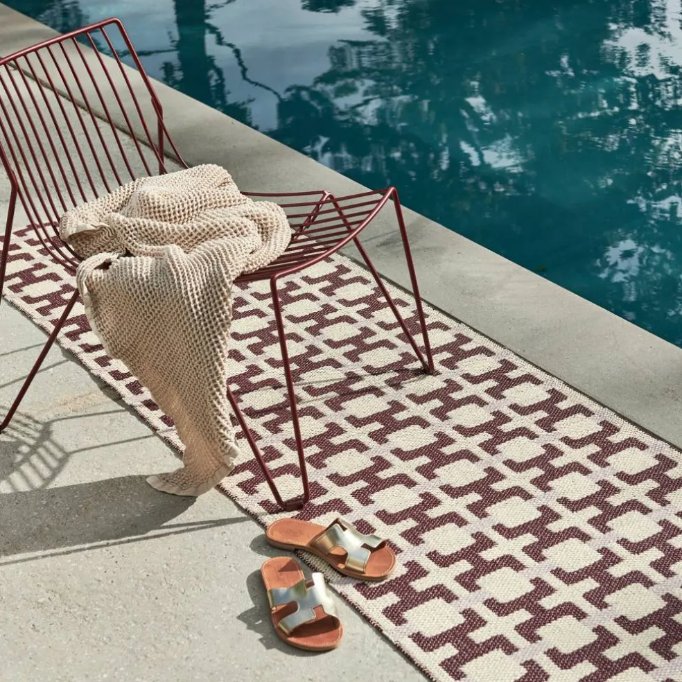 Tom matta 300 × 70 cm, ochre/cream/sage