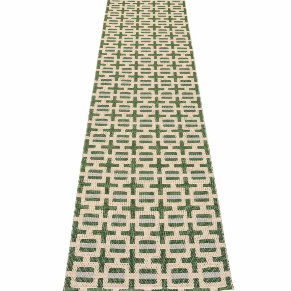 Tom matta 300 × 70 cm, ochre/cream/sage