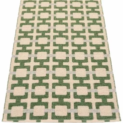 Tom matta 120 × 70 cm, ochre/cream/sage