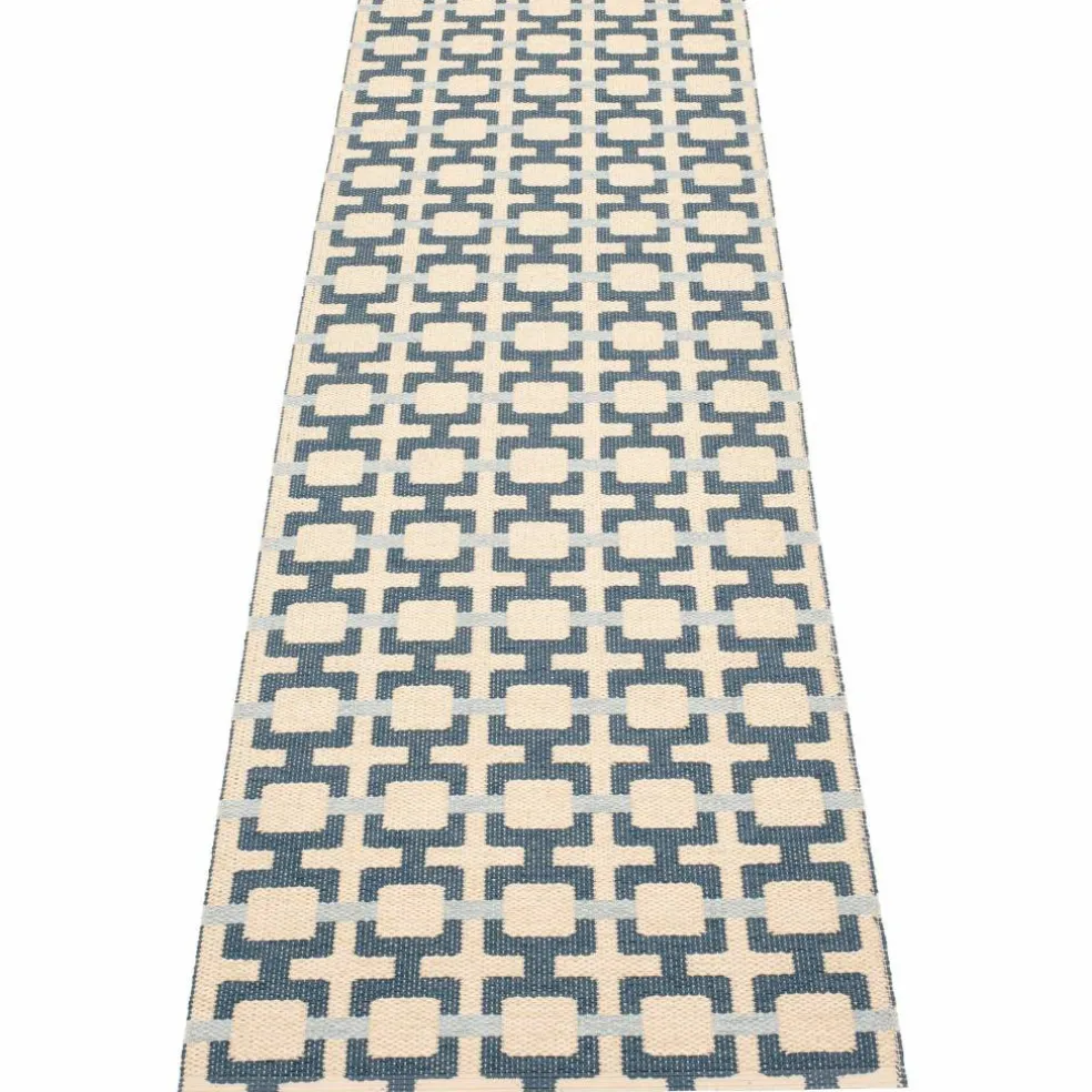 Tom matta 240 × 70 cm, ochre/cream/sage