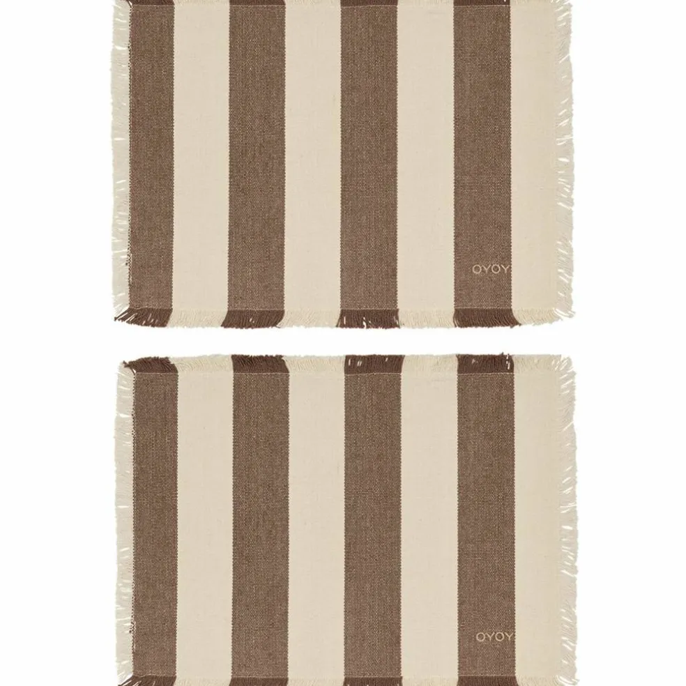 Toppu bordstablett 2-pack, brun