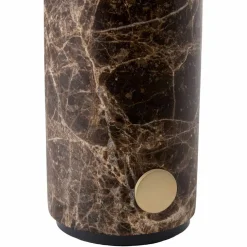 Torrano portabel bordslampa, brown marble