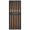 Ätpinnar 5 pack, rostfritt stål, black
