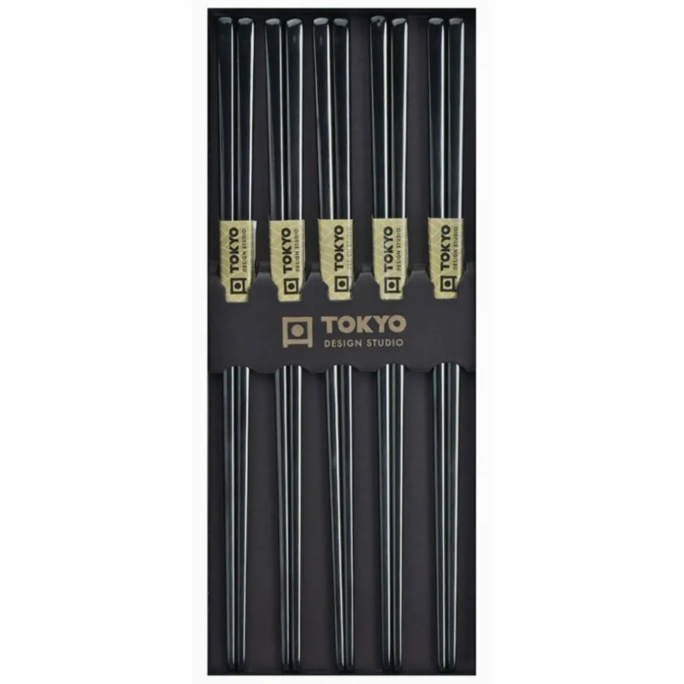 Ätpinnar 5 pack, rostfritt stål, rose gold