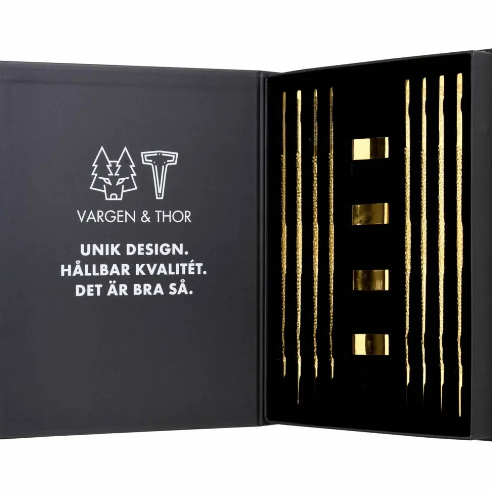 Ätpinnar 4 par, mässing
