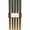 Ätpinnar Plain Wood 5 Par, Svart