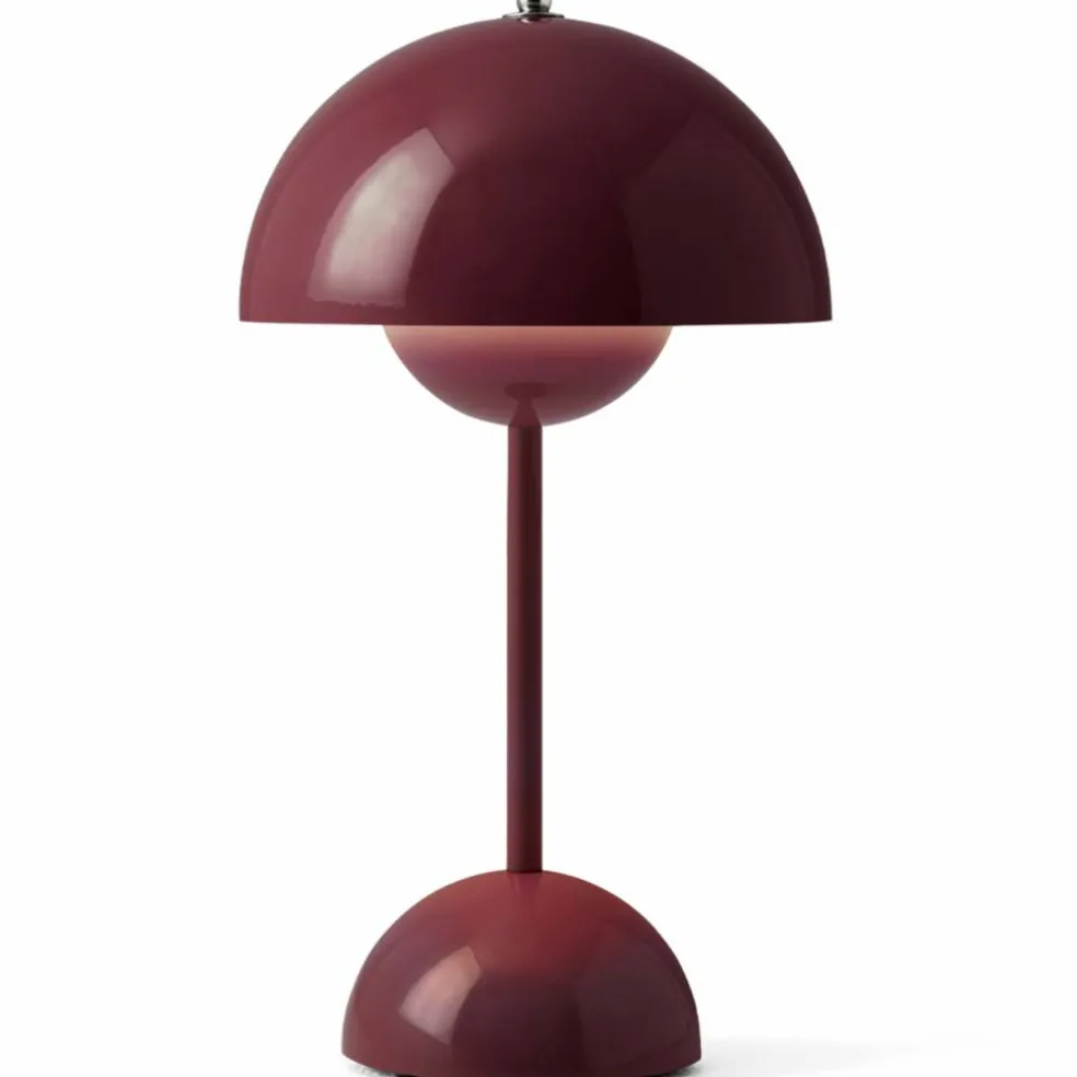 &Tradition Flowerpot VP9 bärbar lampa, mattvit