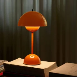 &Tradition Flowerpot VP9 portabel bordslampa, koboltblå