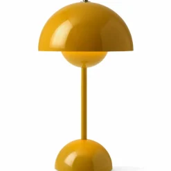 &Tradition Flowerpot VP9 portabel bordslampa, stenblå