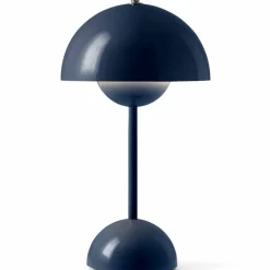 &Tradition Flowerpot VP9 portabel bordslampa, stenblå