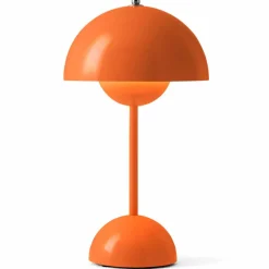 &Tradition Flowerpot VP9 portabel bordslampa, stenblå