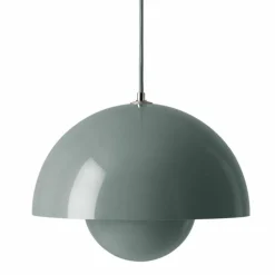 &Tradition Flowerpot VP2 taklampa 50 cm, steel blue