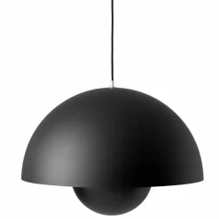 &Tradition Flowerpot VP2 taklampa 50 cm, mattsvart