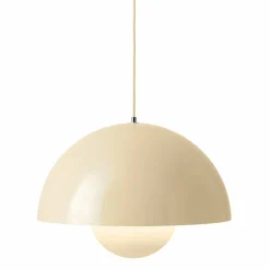 &Tradition Flowerpot VP2 taklampa 50 cm, gråbeige