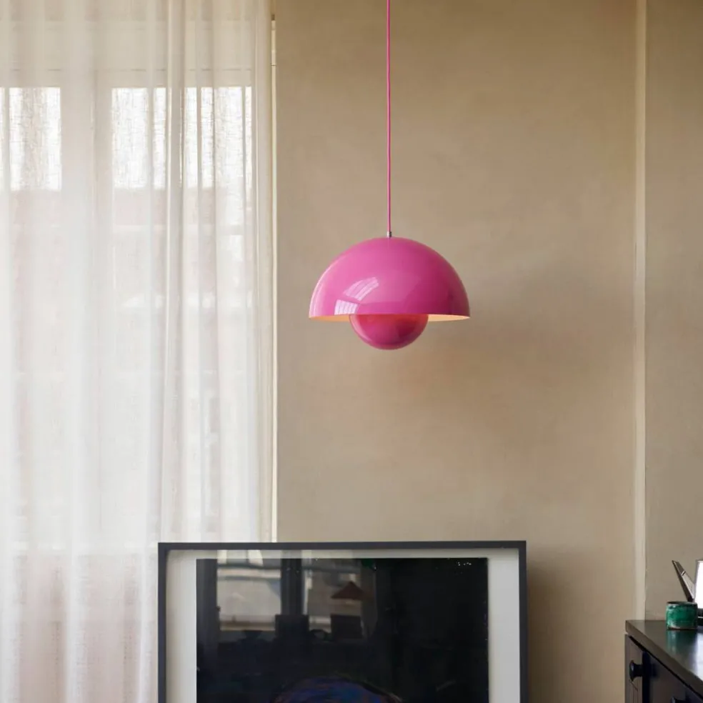 &Tradition Flowerpot VP7 taklampa 37 cm, dark plum