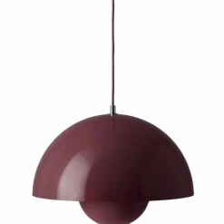 &Tradition Flowerpot VP7 taklampa 37 cm, dark plum