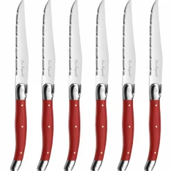 Tradition grillkniv 6-pack, röd