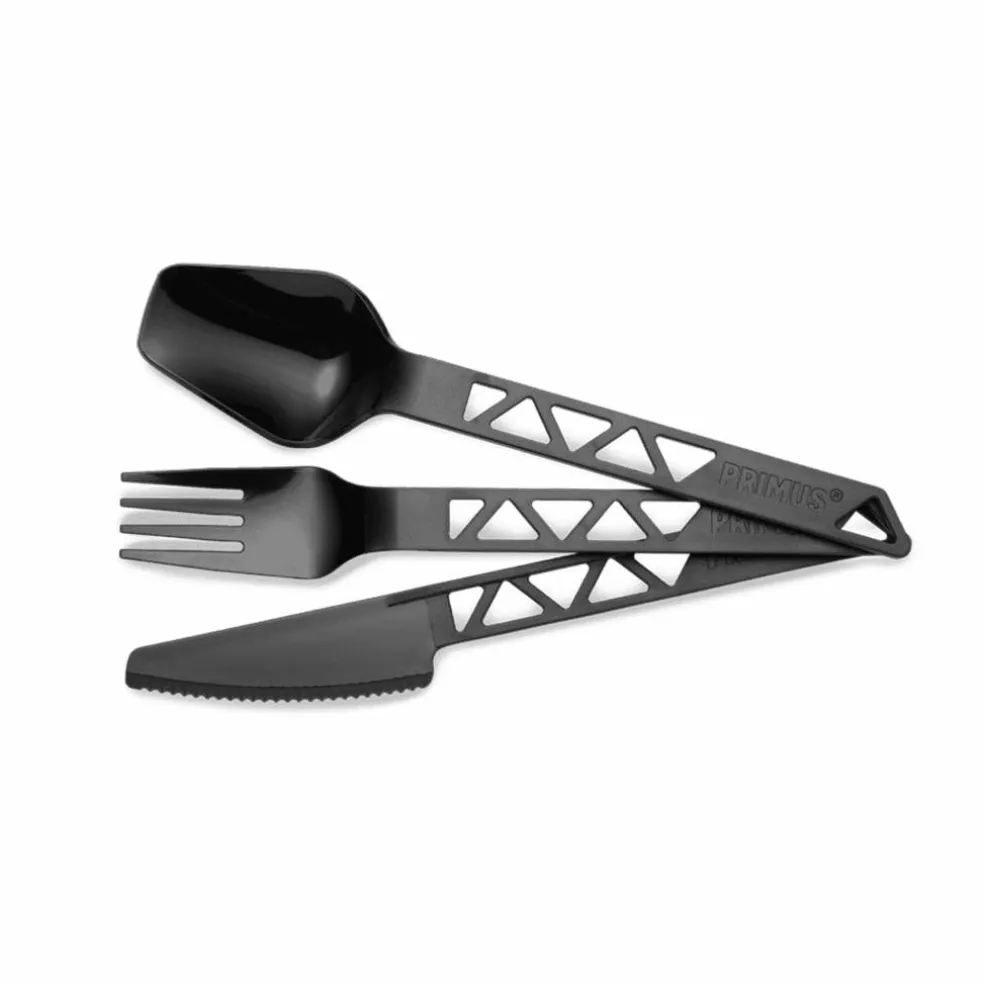 TrailCutlery bestickset, svart
