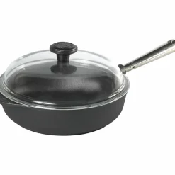Traktörpanna 25 cm Trähandtag ochGlaslock