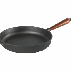 Traktörpanna 28 cm Valnötshandtag
